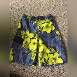 Cherokee Yellow and Gray Swim Trunks Quick-Dry